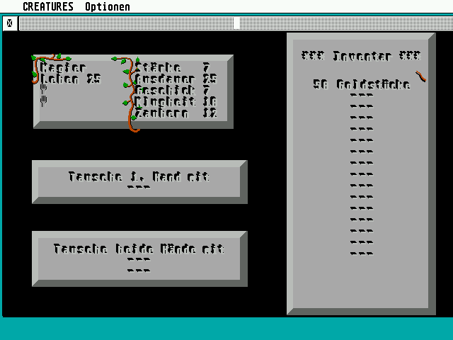 Creatures atari screenshot